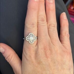 Sterling Silver clover ring